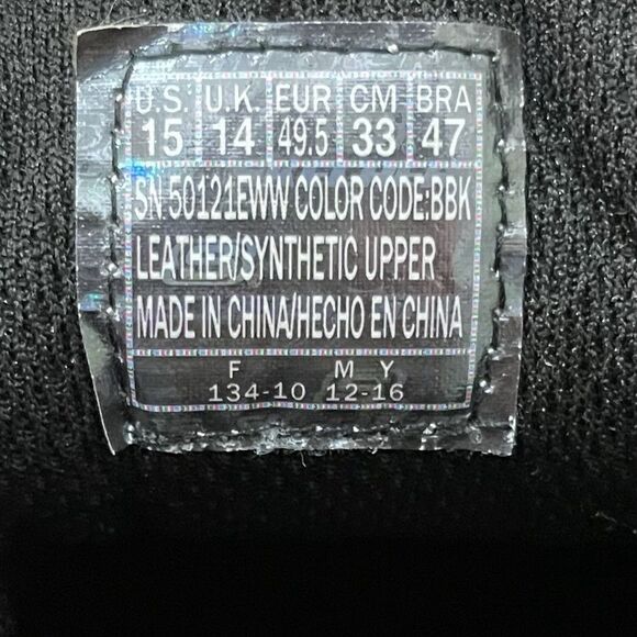 SKECHERS Afterburn Mens 15 Sneakers Athletic Work Shoes Memory Fit NEW Wide Fit - Picture 14 of 14